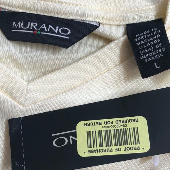 DONATED Murano v Rayon/Cotton short sleeve shirt - Picture 5 of 7